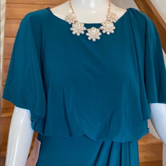 BHLDN teal Lena Flutter Sleeve Jersey - Picture 7 of 10